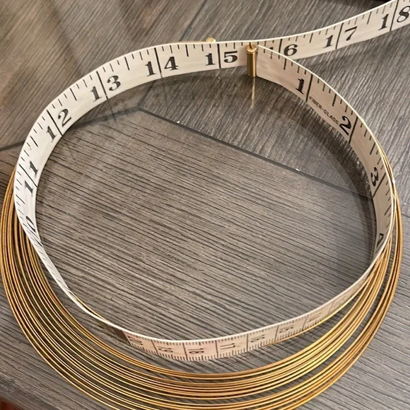 Vintage Multiple Gold-tone wire Collar Necklace - Picture 15 of 15